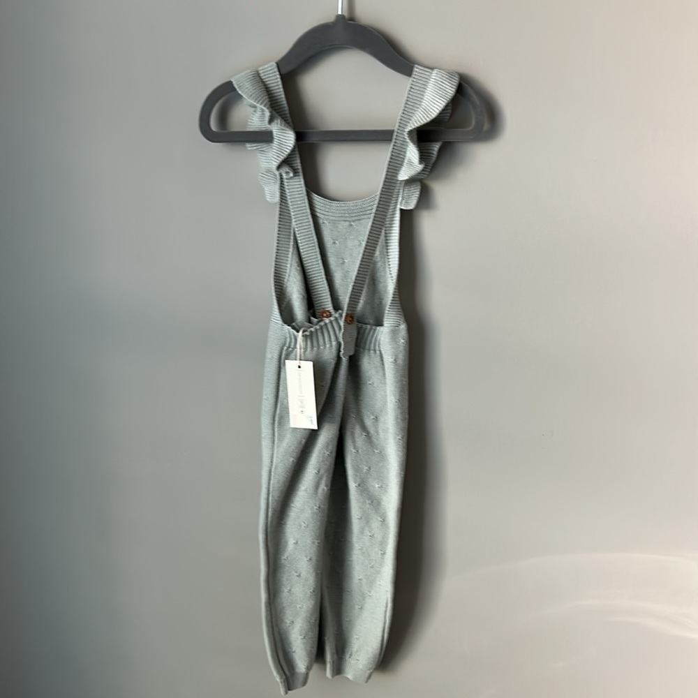 Quincy Mae Knit Overalls, 18-24months - Picture 2 of 4